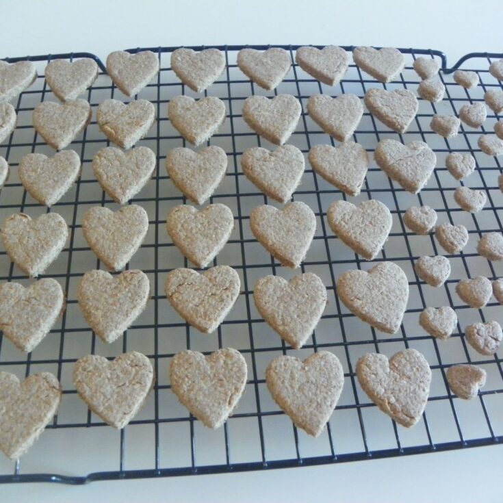 cinnamon hearts dog treats for dog mom